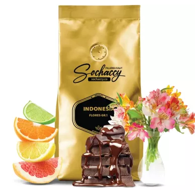 Kawa ziarnista Indonezja Flores.  Jak smakuje kawa? Palarnia Kawy Sochaccy