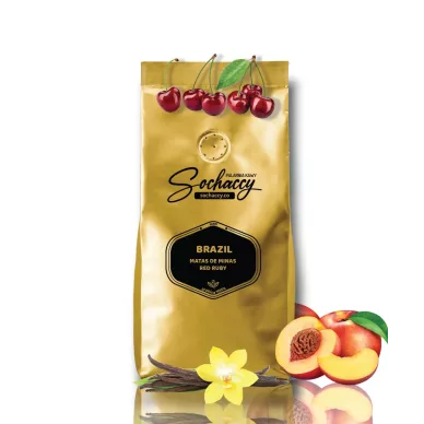 Jak smakuje Kawa ziarnista świeżo palona Brazylia Red Ruby z Rzemieślniczej Palarni Kawy