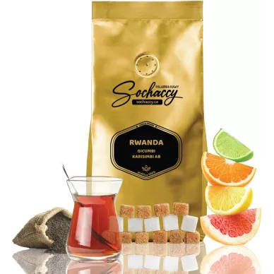 Jak smakuje Kawa Rwanda Karisimbi Świeżo Palona Arabica Kawa Ziarnista