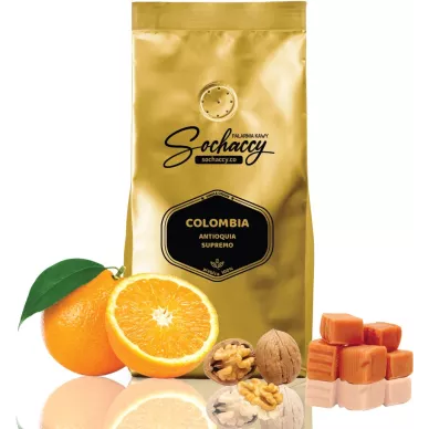 Jak smakuje Kolumbia Antioquia Supremo Świeżo Palona Arabica Kawa Ziarnista