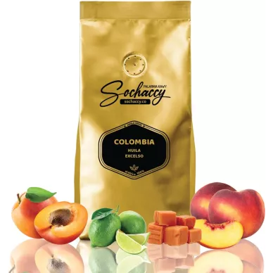 Jak smakuje Kolumbia Huila Excelso Świeżo Palona Arabica Kawa Ziarnista Rzemieślnicza Palarnia Kawy