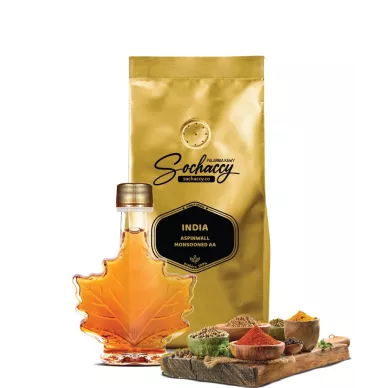 Jak smakuje kawa Indie Monsooned AA Świeżo Palona Arabica Kawa Ziarnista