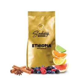 Kawa Etiopia Arabica 100% 1kg | Świeżo Palona | Kawa Ziarnista | Sochaccy.Co |Kawa Najlepsza Cena