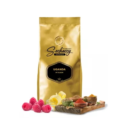 Jak smakuje kawa Uganda Mt. Elgon Świeżo Palona Arabica Kawa Ziarnista Rzemieślnicza Palarnia Kawy.