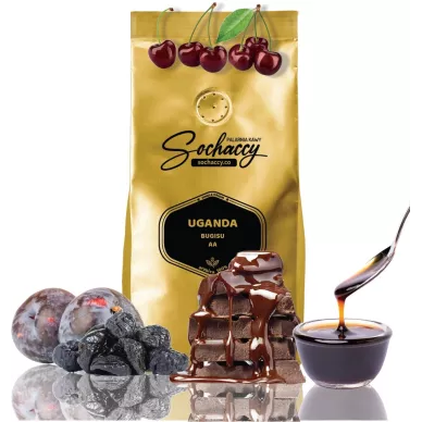 Jak smakuje kawa Uganda Bugisu Świeżo Palona Arabica Rzemieślnicza Kawa Ziarnista
