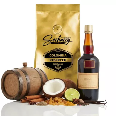 Kolumbia Reserved Risaralda – profil: rumowy akcent, kokos, limonka, rodzynki, przyprawy korzenne i wanilia