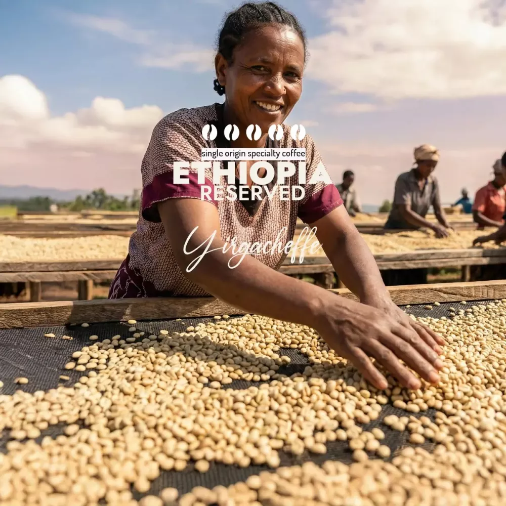 Etiopia Reserved - Świeżo Palona Arabica Kawa Ziarnista